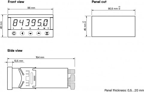 Dimensions and installation