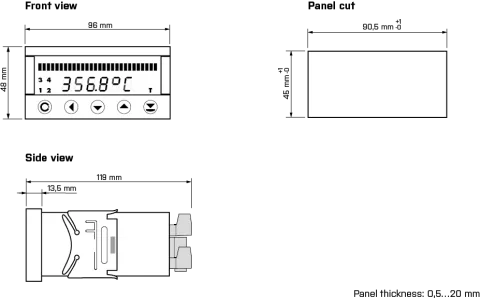 Dimensions and installation
