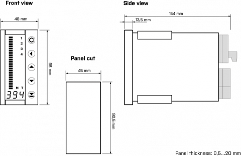 Dimensions and installation