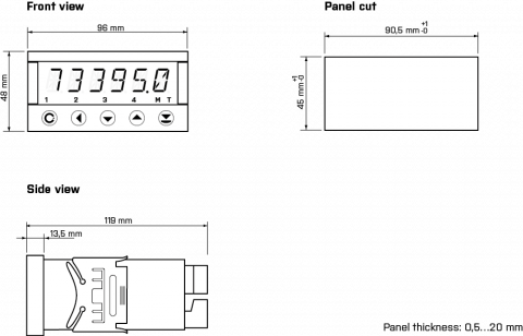 Dimensions and installation