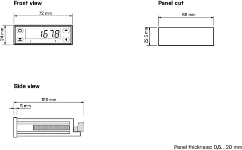 Dimensions and installation