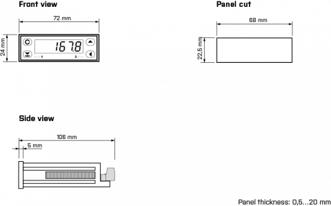 Dimensions and installation