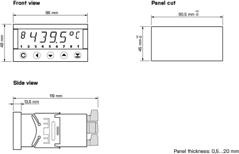 Dimensions and installation