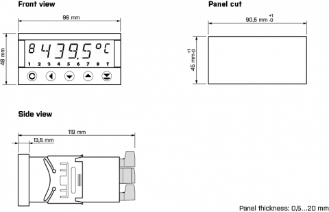 Dimensions and installation