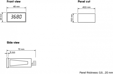 Dimensions and installation