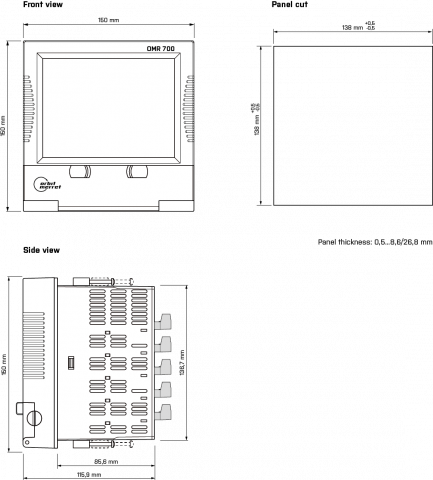 Dimensions and installation