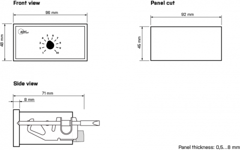 Dimensions and installation