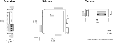 Dimensions and installation