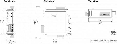 Dimensions and installation