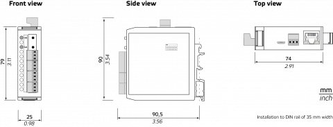 Dimensions and installation